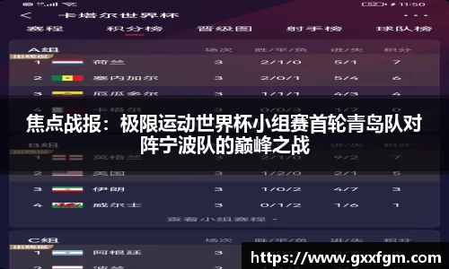 焦点战报：极限运动世界杯小组赛首轮青岛队对阵宁波队的巅峰之战